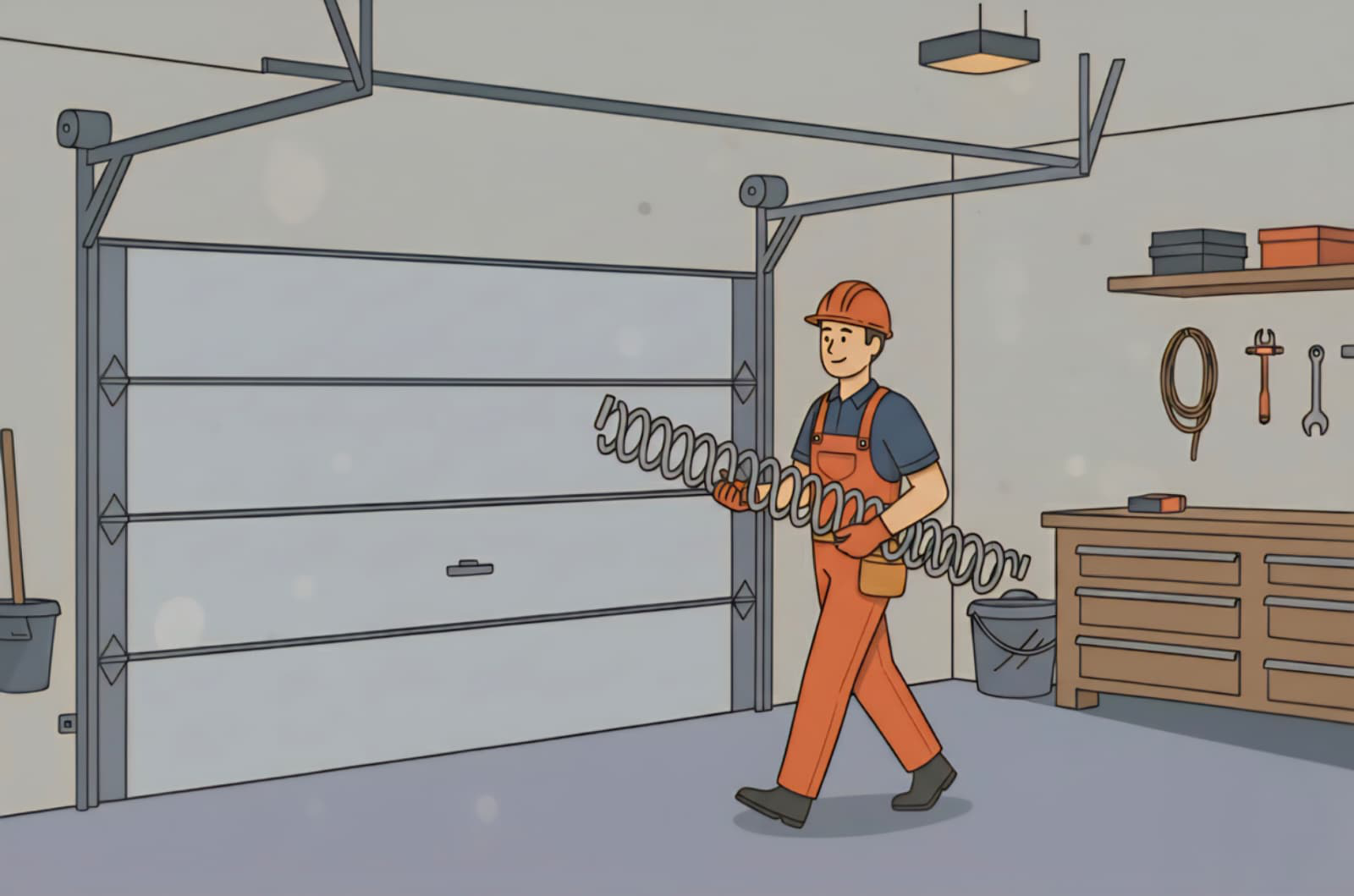 Spring System Upgrade - garage door service in Calgary